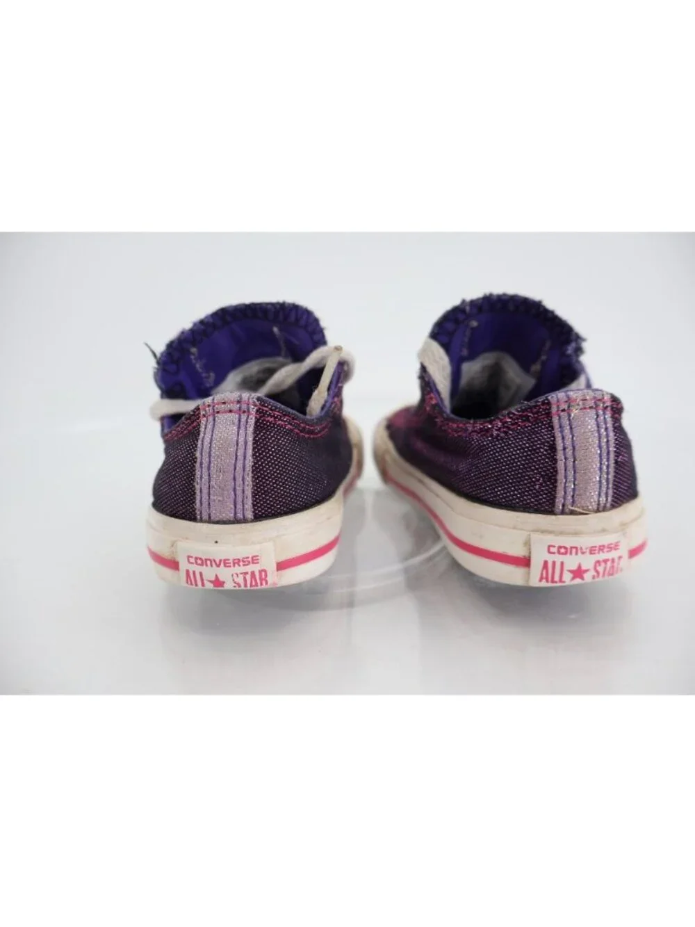 Converse Chuck Taylor All Star Double Tongue Low Top Toddler Size 6 Red Girl
